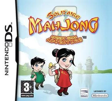 Solitaire Mahjong - Ancient China Adventure (Europe) (En,Fr,De,Es,It) box cover front